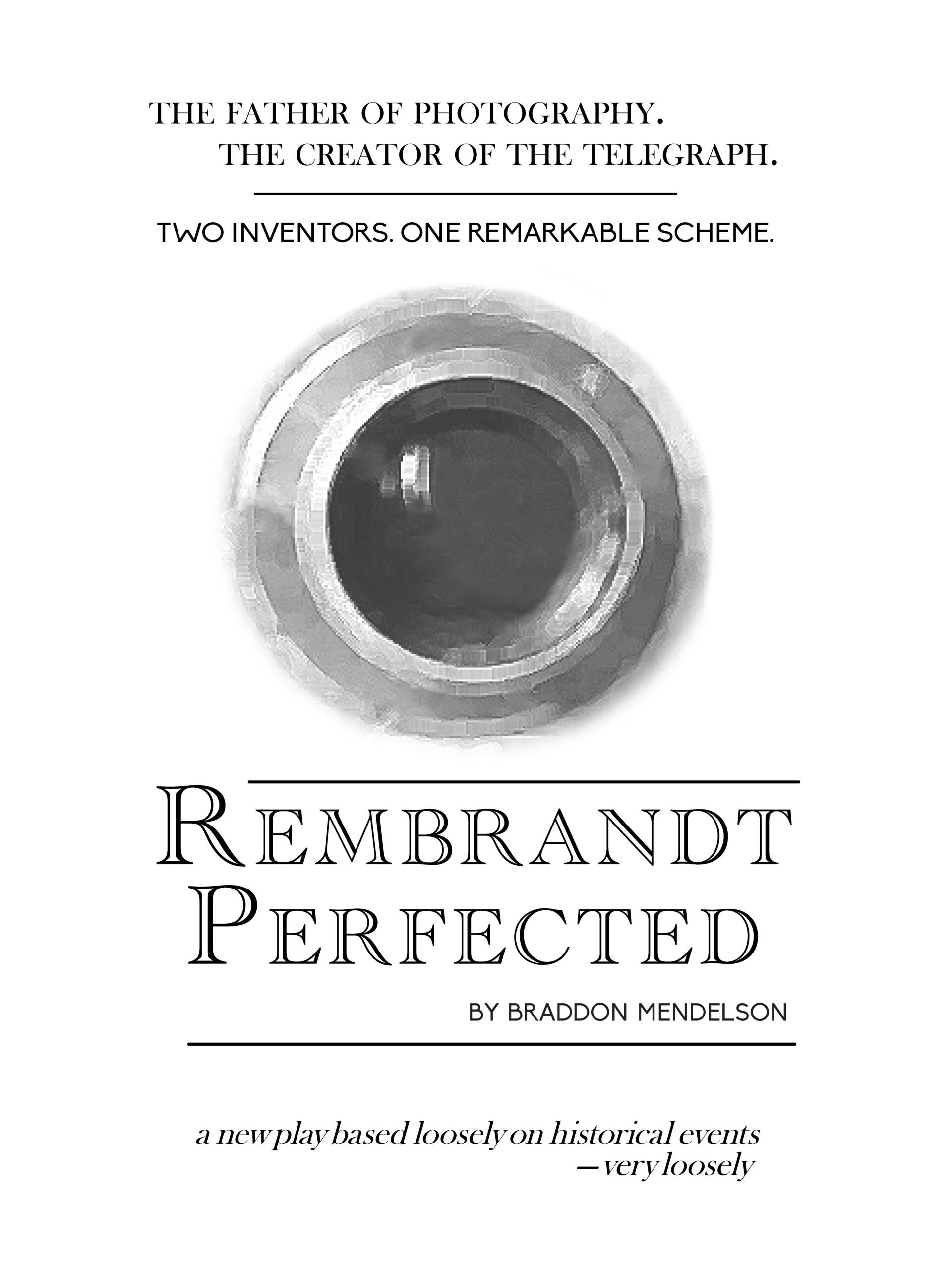 Poster for the play Rembrandt Perfected
